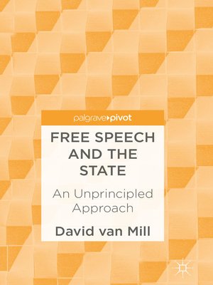 cover image of Free Speech and the State